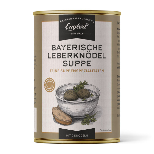 Bayerische Leberknödelsuppe, 390 ml / Dose